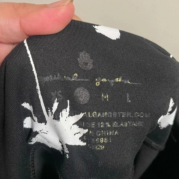 Spiritual gangster palm tree leggings women’s size Small - Picture 4 of 5